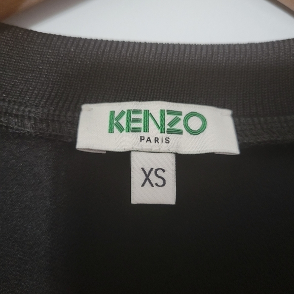 Kenzo Black Tiger Embroidered T-Shirt Dress - Picture 8 of 11